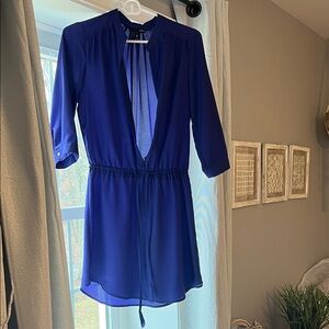 Aqua Purple Shimmer Dress